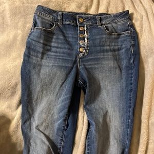 Maurice’s High Rise Button Fly extra LONG jeans